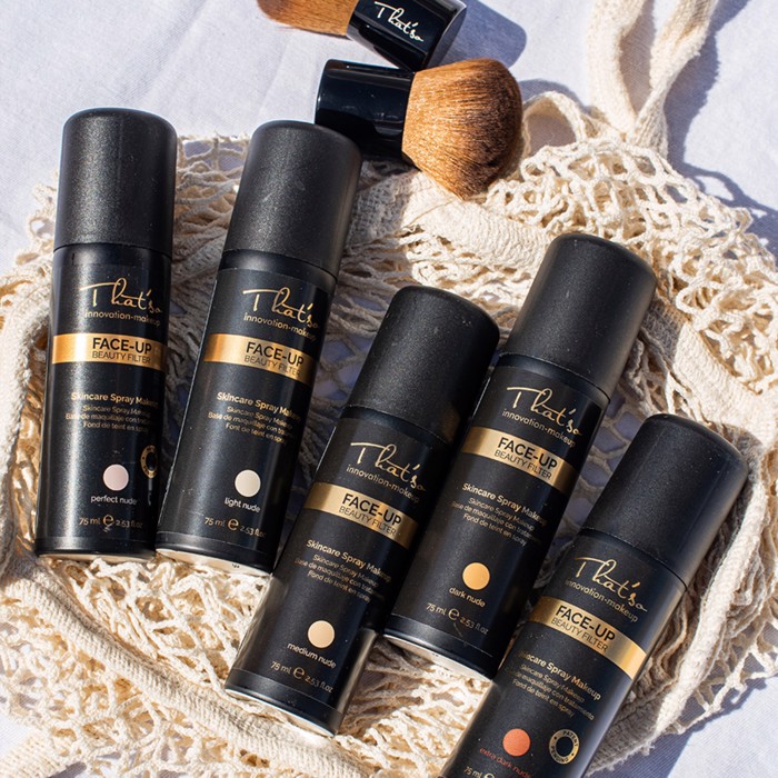 That's So Face Up No-Makeup Makeup Spray- Perfect Nude Kainotomo Makeup Sprei ga Apsegdiasti Epidermida me Texnologa Beauty Filter Xoris tin Aisthisi Makeup  75ml_2